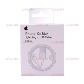 پخش عمده کابل iPhone USB XS Max پکدار - قیمت خرید عمده کابل پکدار اپل آیفون USB