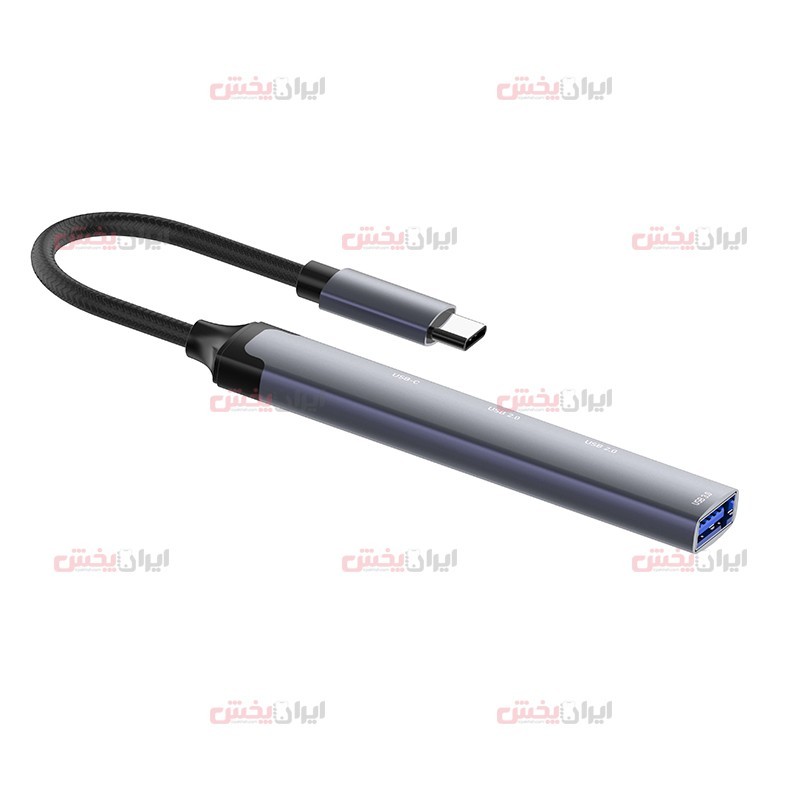 پخش عمده هاب تایپ سی LDNIO DS-34C - قیمت خرید عمده هاب الدینیو DS-34C