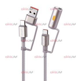 پخش عمده کابل شارژ چند کاره LDNIO LC18 - قیمت خرید عمده الدینیو LC18