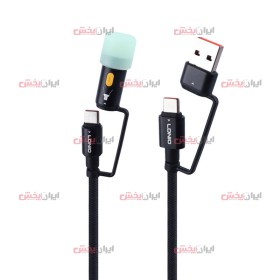 پخش عمده کابل شارژ چند کاره LDNIO LC17 - قیمت خرید عمده الدینیو LC17