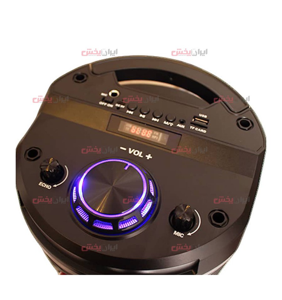اسپیکر چمدانی ZQS-6208 - قیمت خرید عمده اسپیکر ZQS-6208